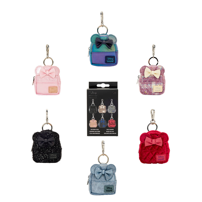 Minnie Mouse mini loungefly bag charms blind pack, pre order 1 at random