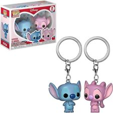 Stitch and angel keychain twin pack funko pop