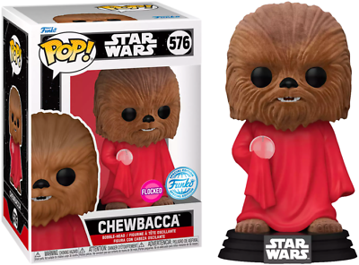 Chewbacca star wars funko pop flocked special Edition