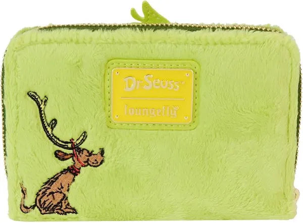 Loungefly Dr Seuss Plush Grinch Glow Cosplay Zip Around Wallet