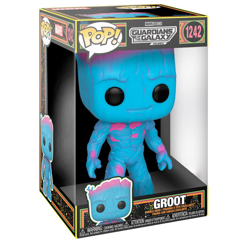 MARVEL GUARDIANS OF THE GALAXY BLACK LIGHT GROOT 10 INCH FUNKO POP