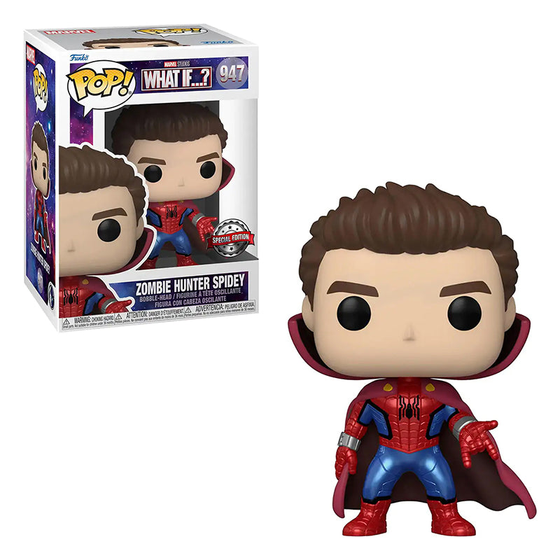 What if spiderman unmasked metallic special edition funko pop
