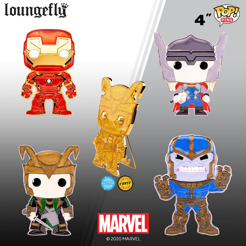 Marvel Loungefly Pop Pin Badges