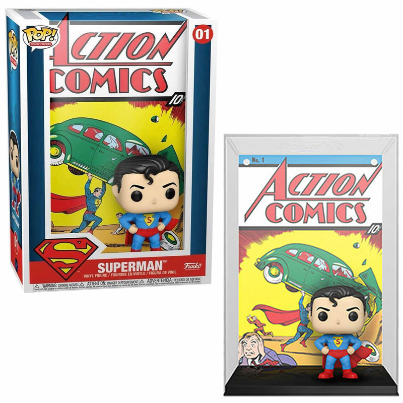 Superman first appearance DC Comic Cover Funko Pop