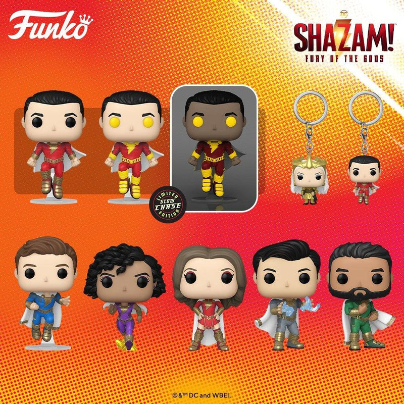 Shazam fury of the gods funko pop range