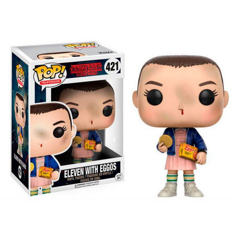 Stranger things Eleven with eggos funko pop plus Chase chance