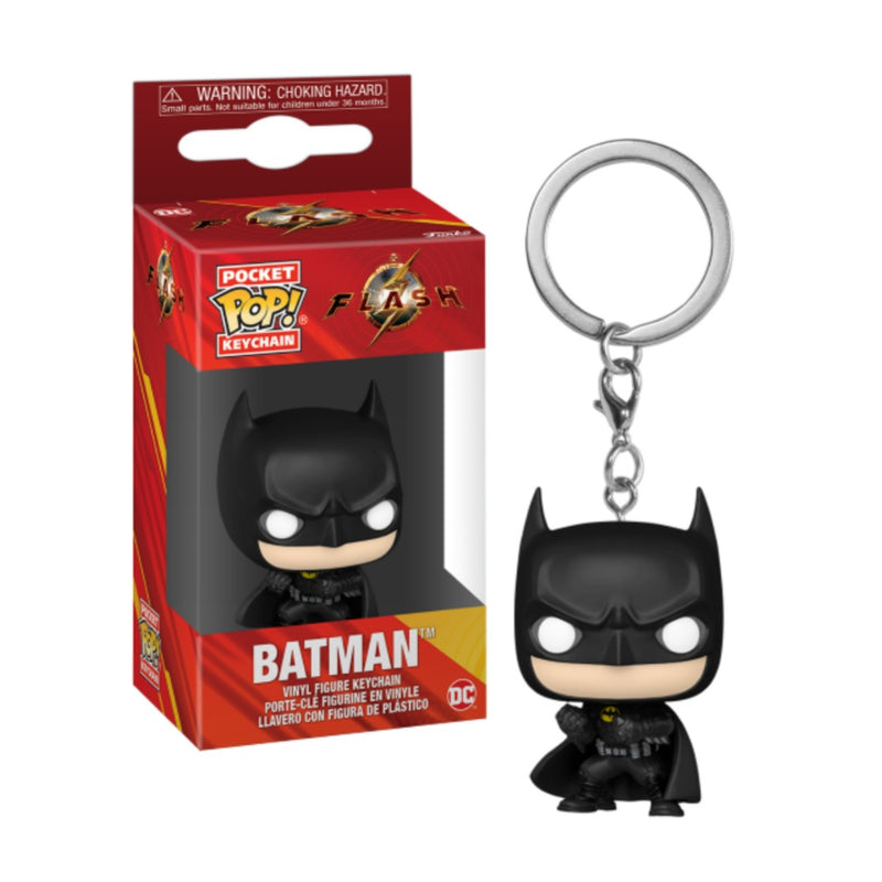 The Flash movie Batman pop keychain