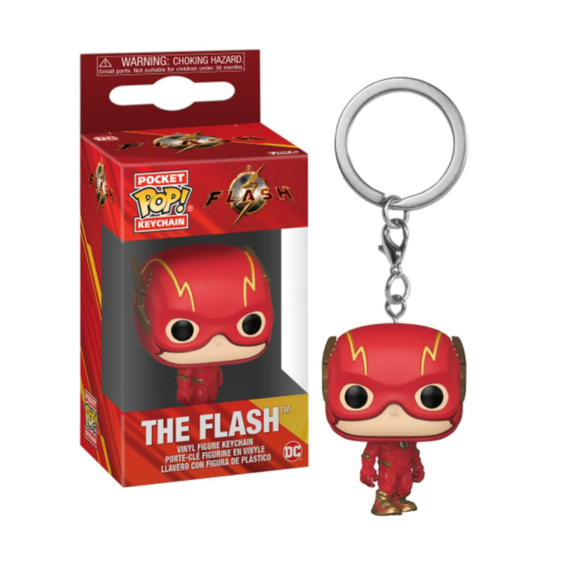 The Flash movie pop keychain