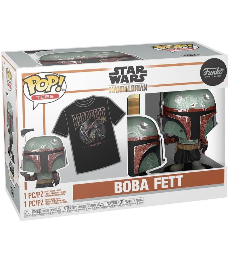 Bobba Fett Pop and T shirt set